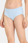 Rosaline Fun Basics Low Rise Full Coverage Hipster Panty - Blue Glow — thumbnail 3
